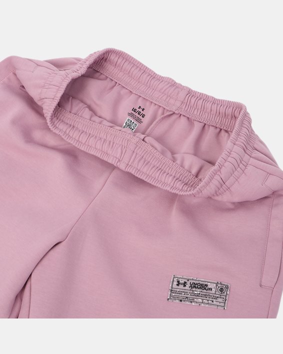 Unisex UA Summit Knit Joggers in Pink image number 11